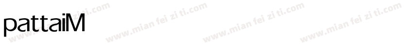 pattai Medium字体转换